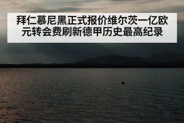 拜仁慕尼黑正式报价维尔茨一亿欧元转会费刷新德甲历史最高纪录